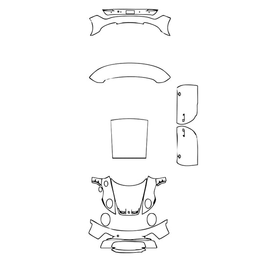 Pre-Cut PPF Porsche 911 S T 2024 - PPF-Kits