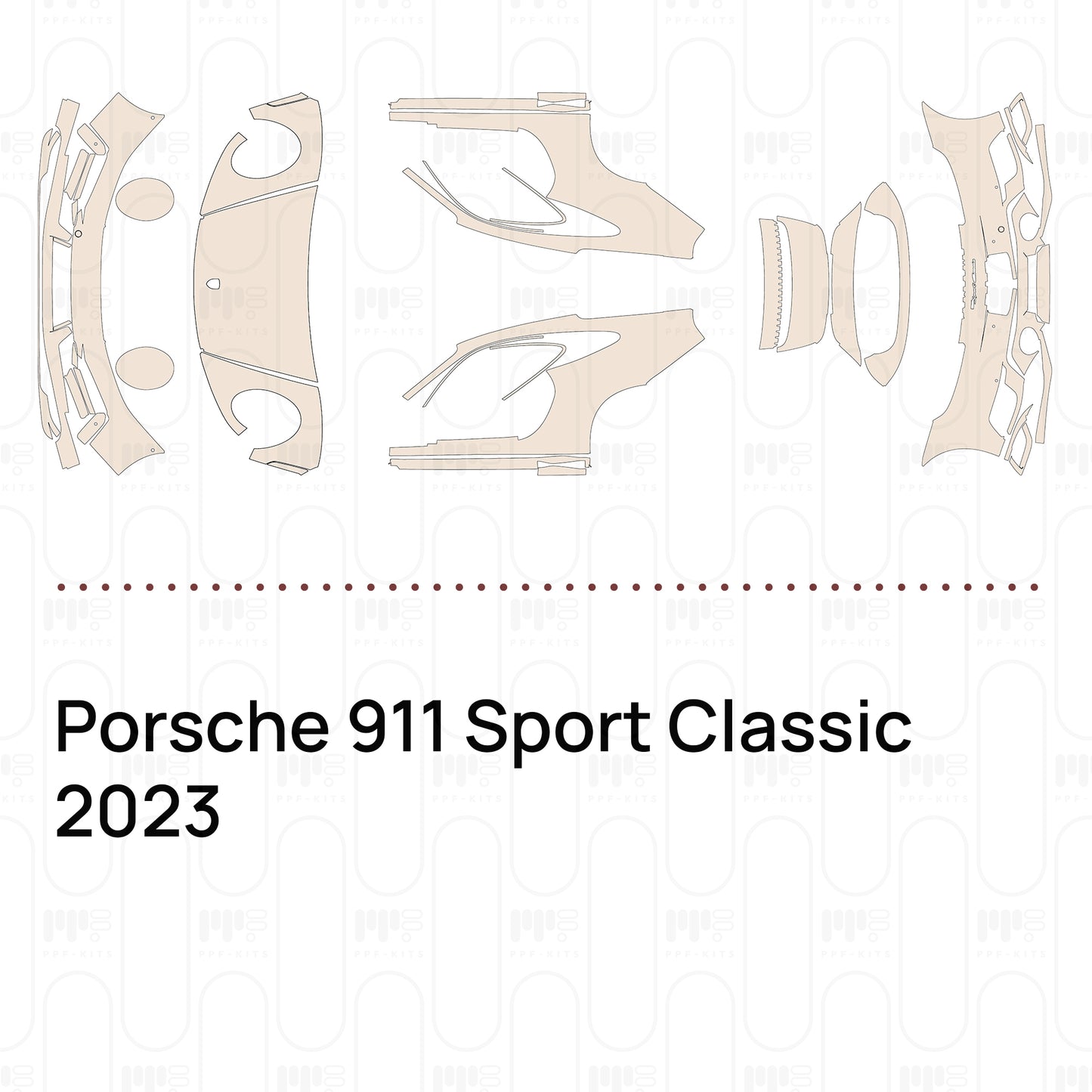 Pre-Cut PPF Porsche 911 Sport Classic 2023