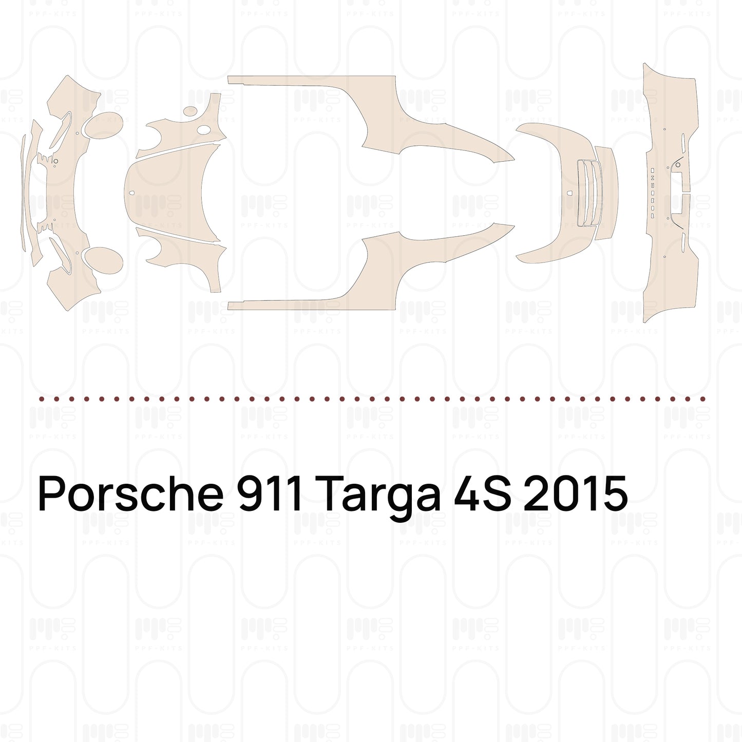 Pre-Cut PPF Porsche 911 Targa 4S 2015