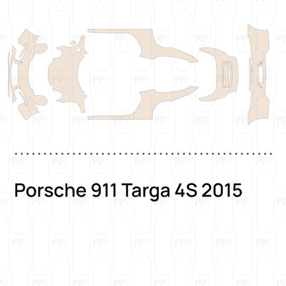 Pre-Cut PPF Porsche 911 Targa 4S 2015