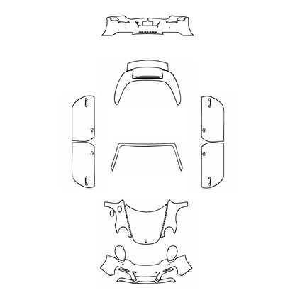 Pre-Cut PPF Porsche 911 Targa 4S 2017 - PPF-Kits