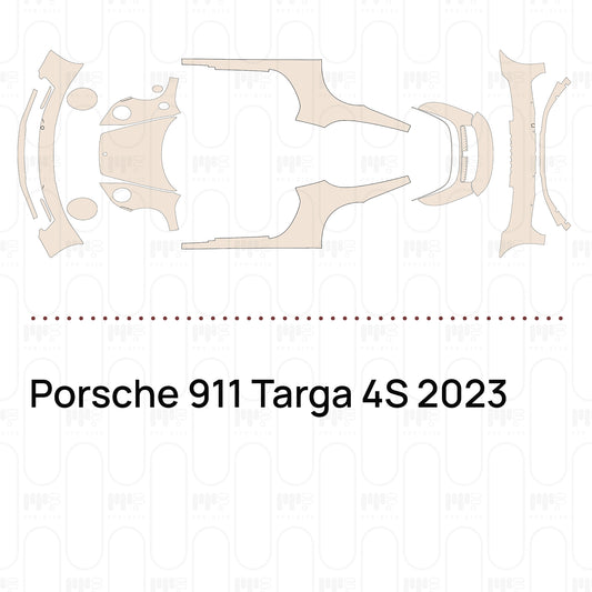 Pre-Cut PPF Porsche 911 Targa 4S 2023