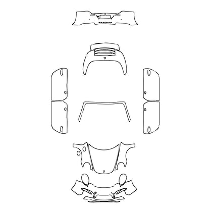 Pre-Cut PPF Porsche 911 Targa 4 2014 - PPF-Kits