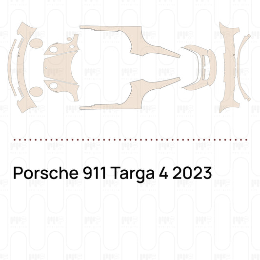 Pre-Cut PPF Porsche 911 Targa 4 2023