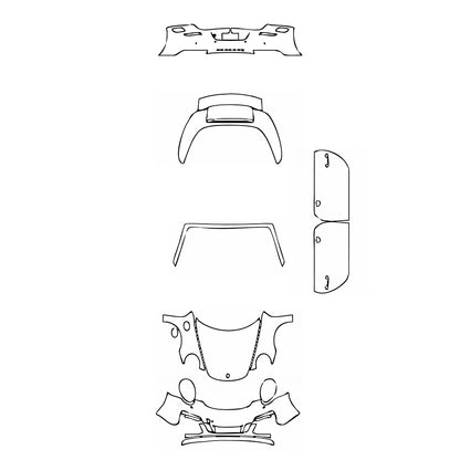 Pre-Cut PPF Porsche 911 Targa 4 GTS 2016 - PPF-Kits