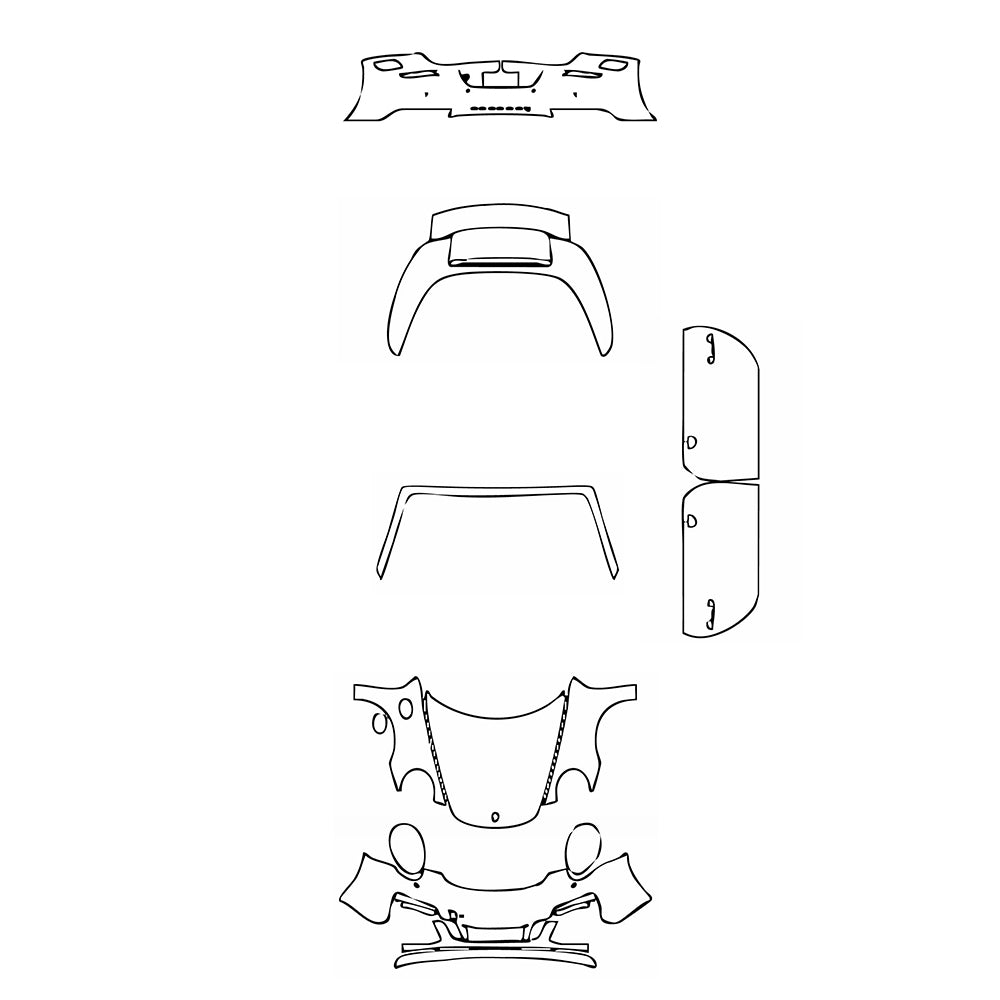Pre-Cut PPF Porsche 911 Targa 4 GTS 2017 - PPF-Kits
