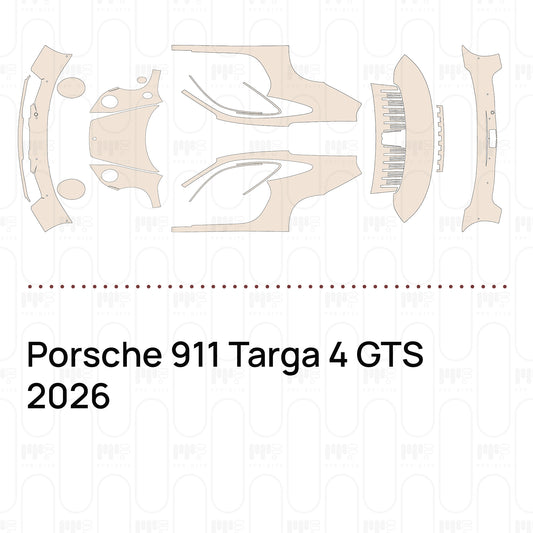 Pre-Cut PPF Porsche 911 Targa 4 GTS 2026