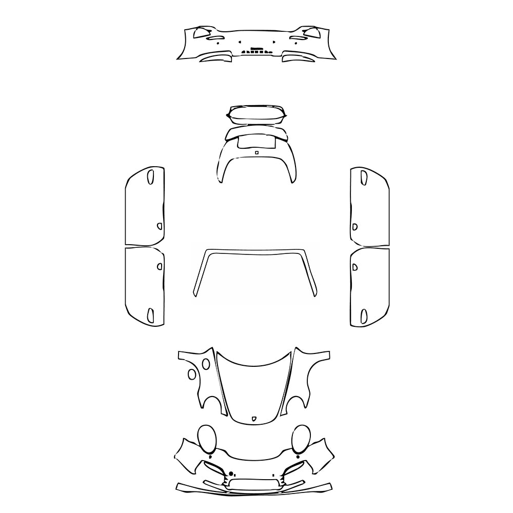 Pre-Cut PPF Porsche 911 Turbo Cabriolet 2014 - PPF-Kits
