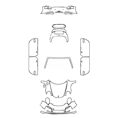 Pre-Cut PPF Porsche 911 Turbo Cabriolet 2014 - PPF-Kits