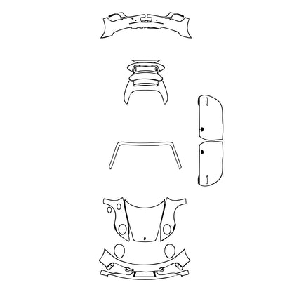 Pre-Cut PPF Porsche 911 Turbo Cabriolet 2024 - PPF-Kits