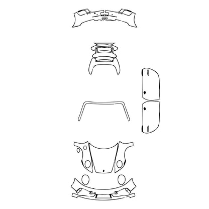 Pre-Cut PPF Porsche 911 Turbo S Cabriolet 2023 - PPF-Kits