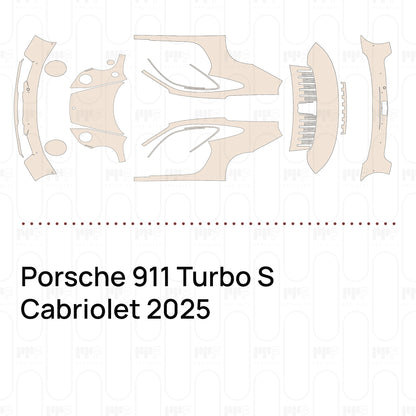 Pre-Cut PPF Porsche 911 Turbo S Cabriolet 2025