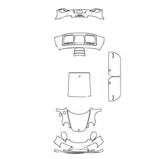 Pre-Cut PPF Porsche 911 Turbo S Coupe 2016 - PPF-Kits