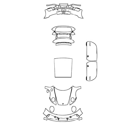 Pre-Cut PPF Porsche 911 Turbo S Coupe 2023 - PPF-Kits