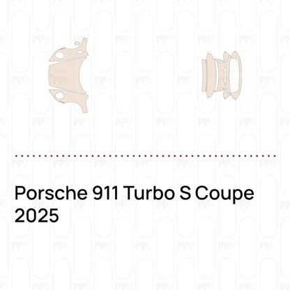 Pre-Cut PPF Porsche 911 Turbo S Coupe 2025