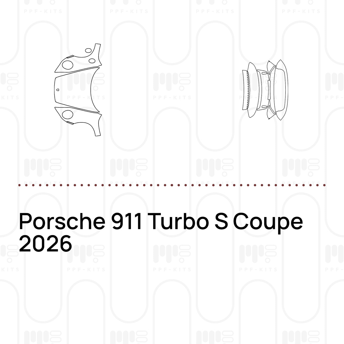 Pre-Cut PPF Porsche 911 Turbo S Coupe 2026