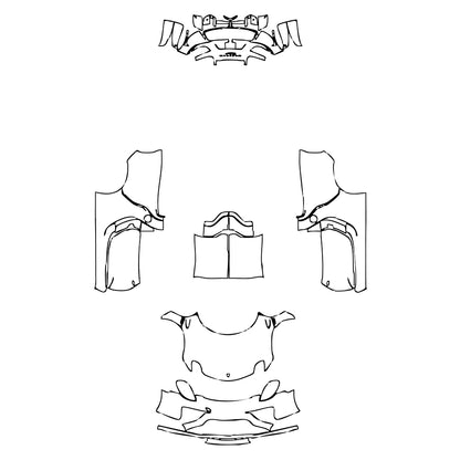 Pre-Cut PPF Porsche 918 Spyder 2014 - PPF-Kits