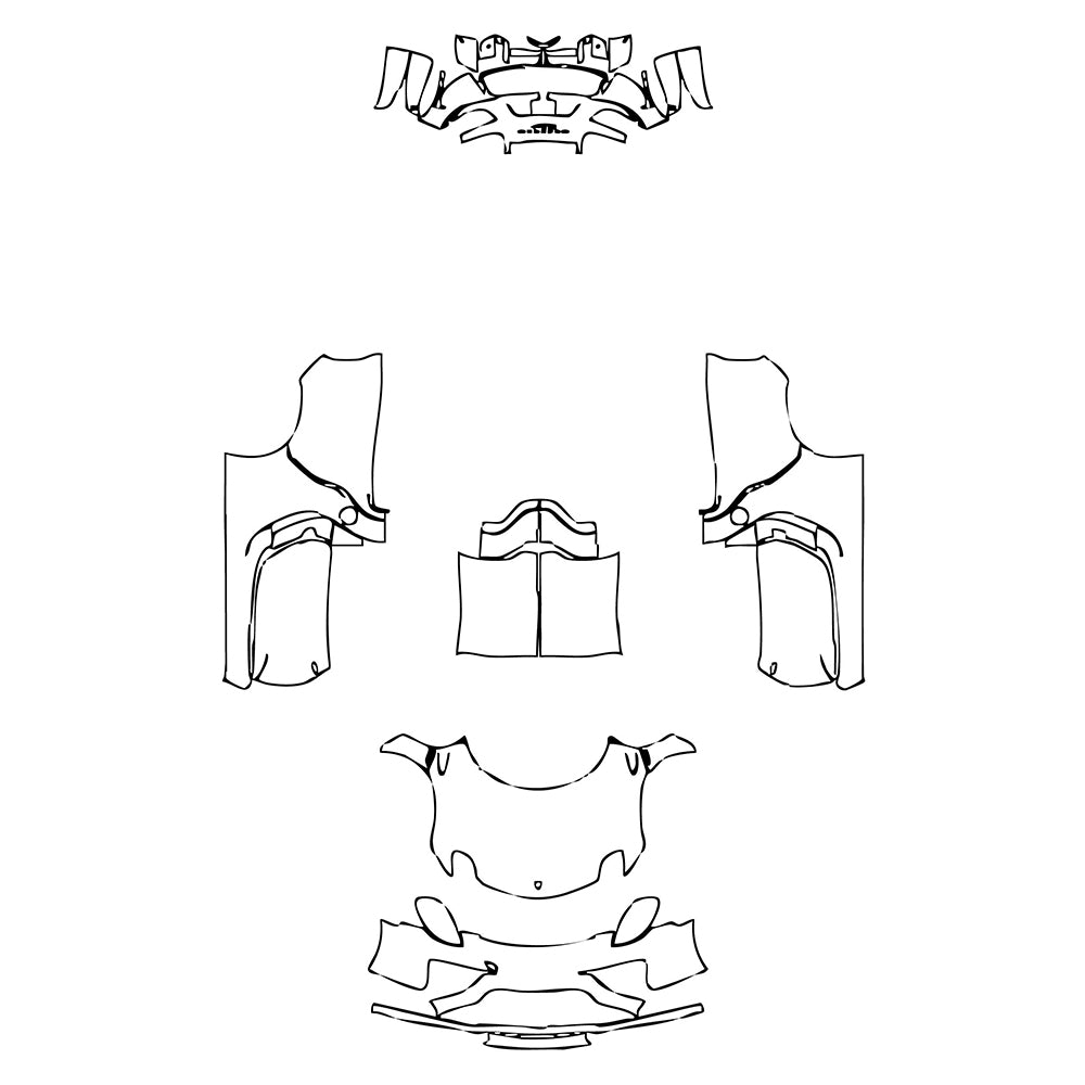 Pre-Cut PPF Porsche 918 Spyder 2015 - PPF-Kits