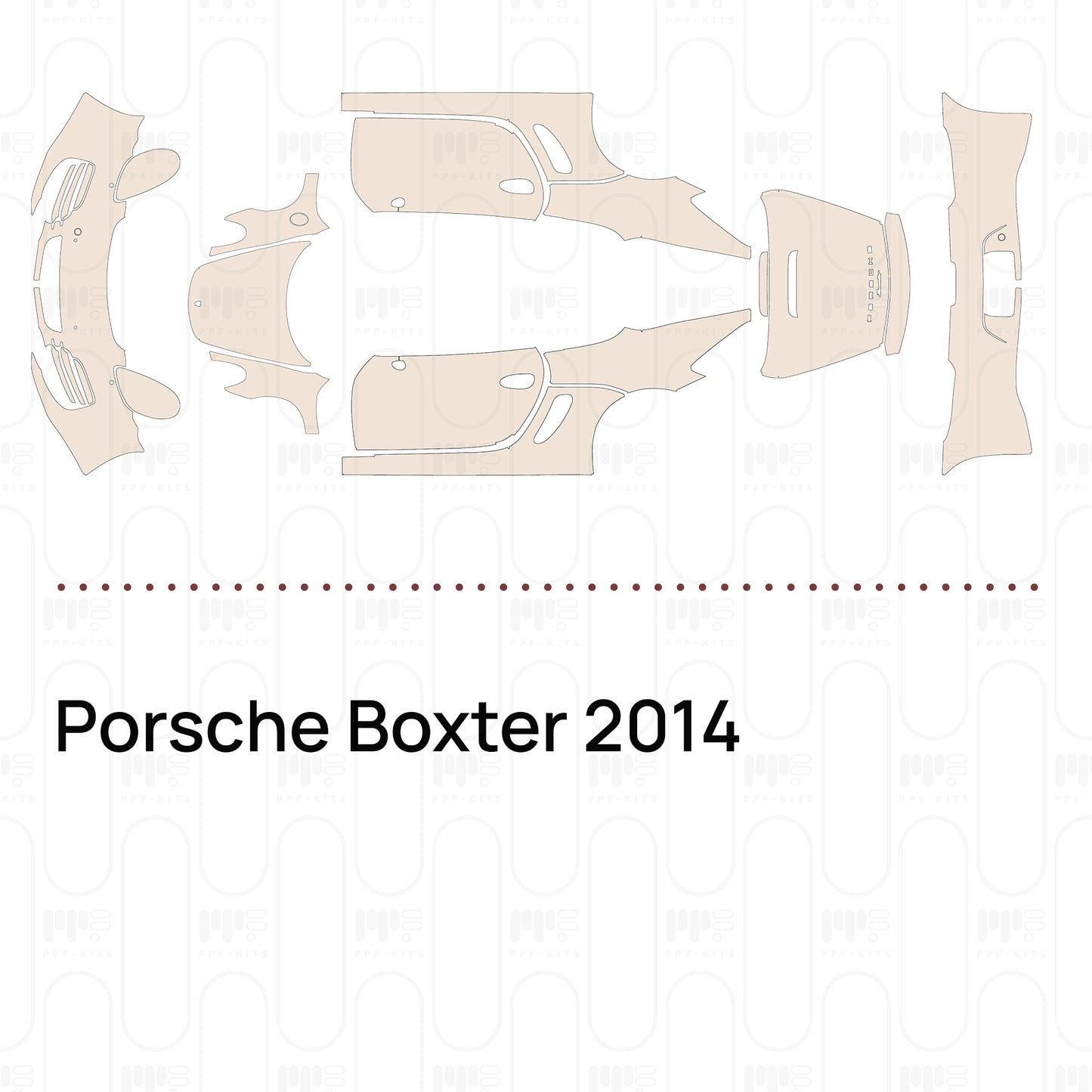 Pre-Cut PPF Porsche Boxter 2014