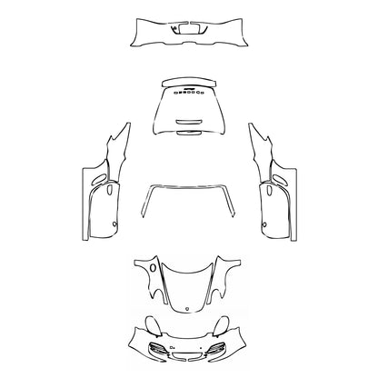Pre-Cut PPF Porsche Boxter Boxter 2013 - PPF-Kits