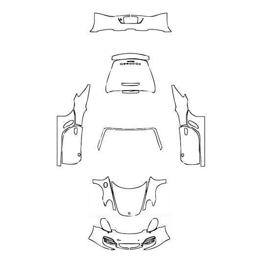 Pre-Cut PPF Porsche Boxter Boxter 2013 - PPF-Kits
