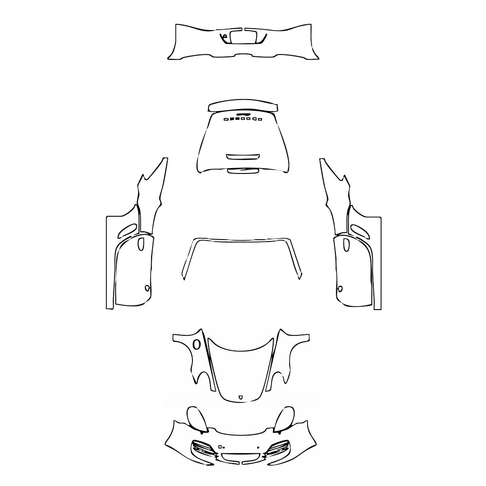 Pre-Cut PPF Porsche Boxter Boxter 2016 - PPF-Kits