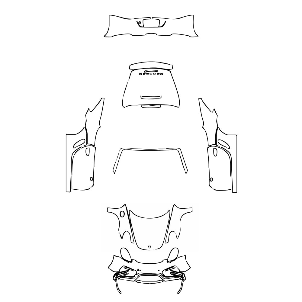 Pre-Cut PPF Porsche Boxter Boxter GTS 2016 - PPF-Kits