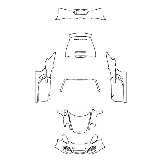 Pre-Cut PPF Porsche Boxter Boxter S 2015 - PPF-Kits