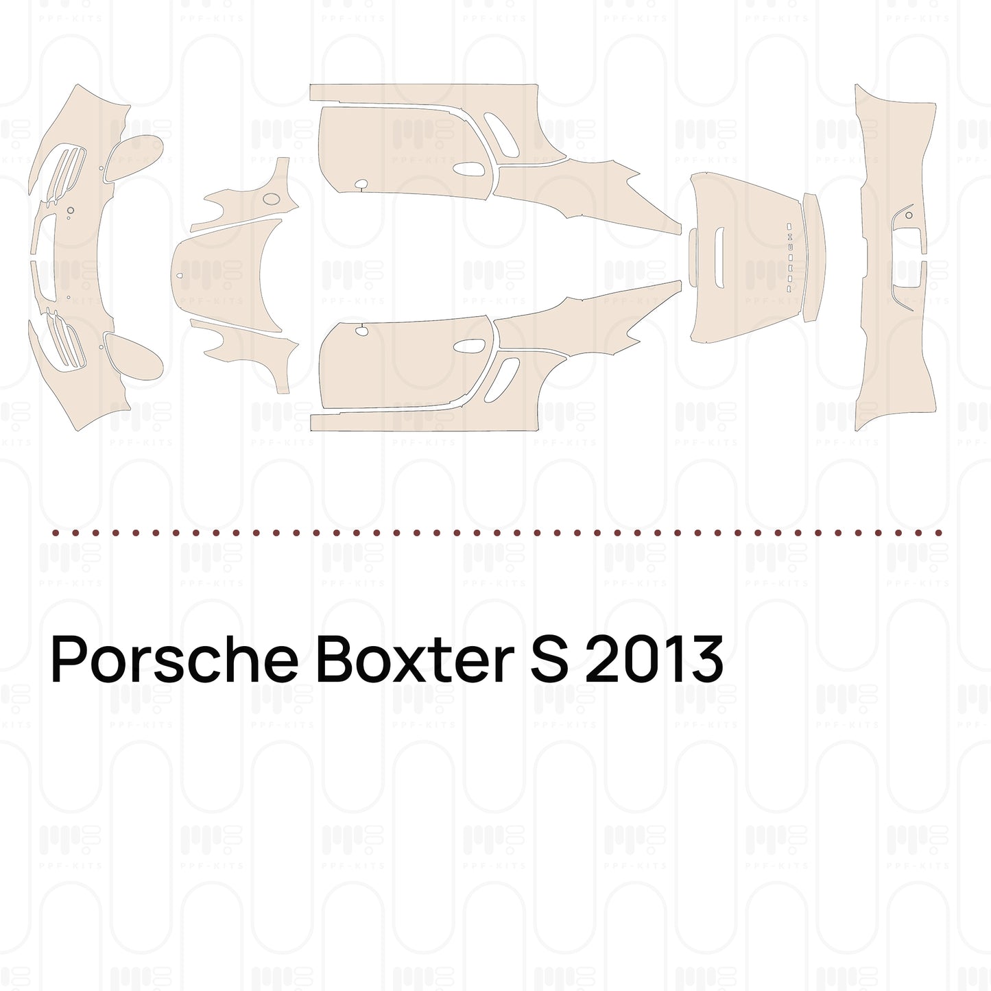 Pre-Cut PPF Porsche Boxter S 2013