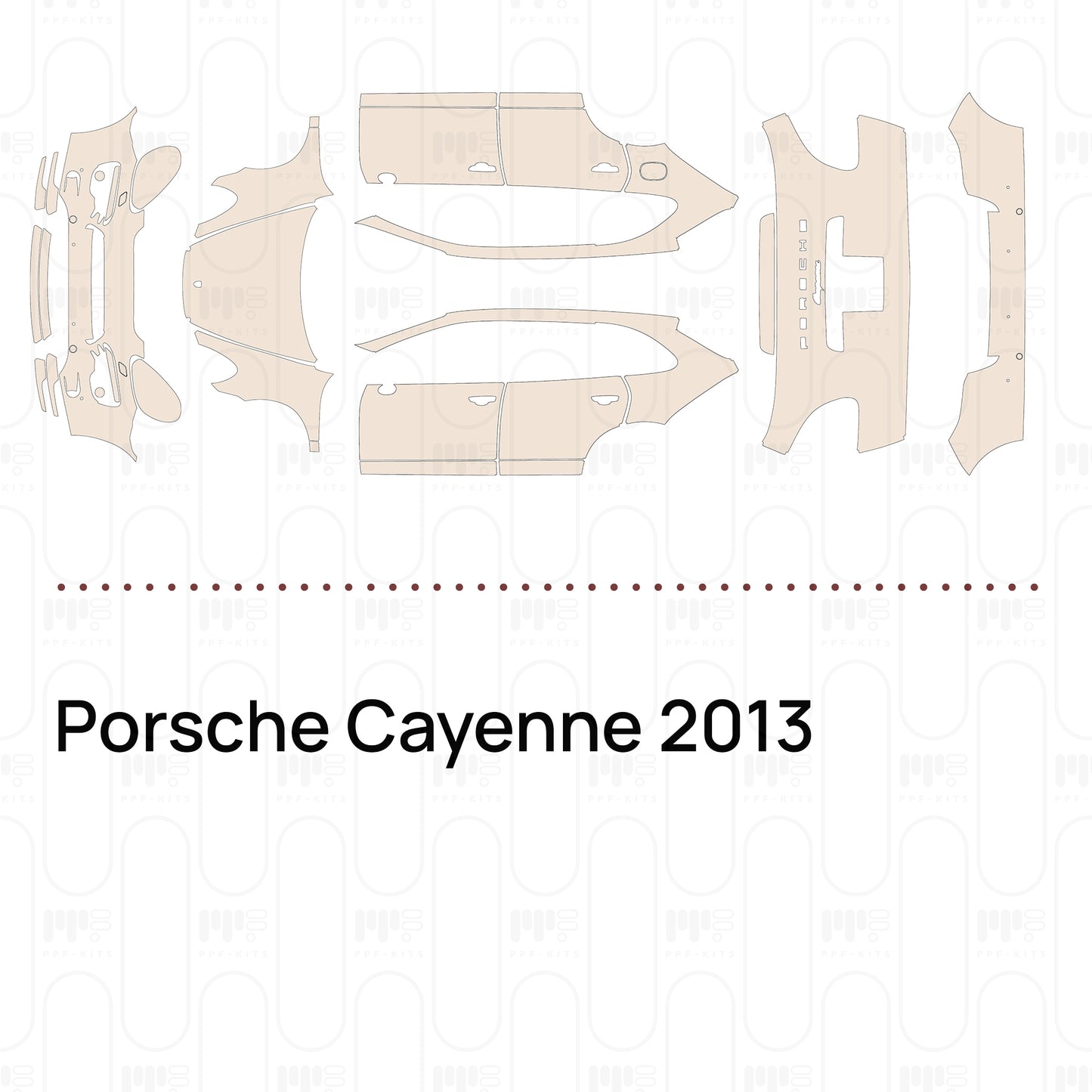 Pre-Cut PPF Porsche Cayenne 2013