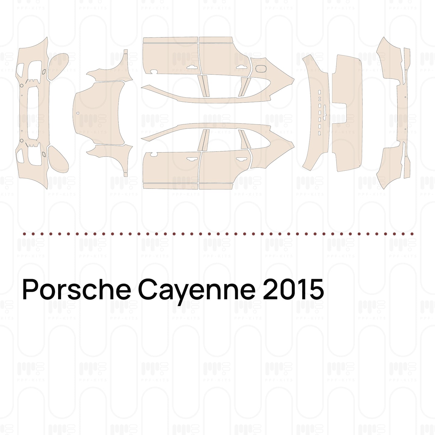 Pre-Cut PPF Porsche Cayenne 2015