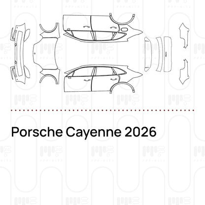 Pre-Cut PPF Porsche Cayenne 2026