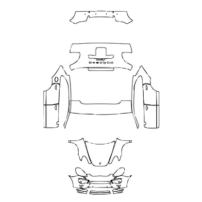 Pre-Cut PPF Porsche Cayenne Cayenne 2014 - PPF-Kits