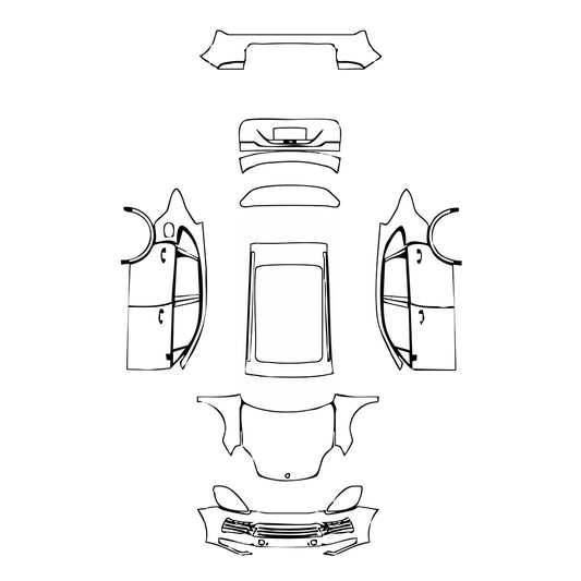 Pre-Cut PPF Porsche Cayenne Cayenne 2020 - PPF-Kits