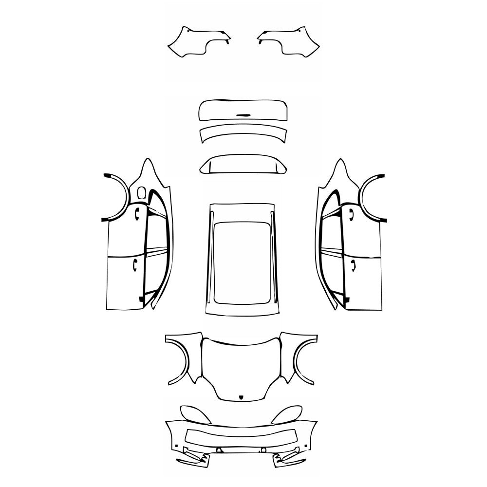 Pre-Cut PPF Porsche Cayenne Cayenne 2025 - PPF-Kits