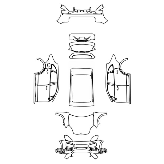 Pre-Cut PPF Porsche Cayenne Cayenne GTS 2022 - PPF-Kits