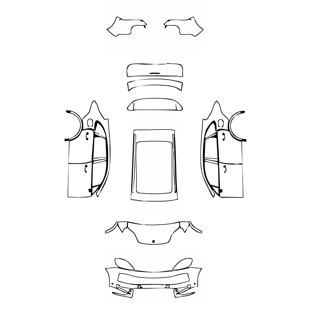 Pre-Cut PPF Porsche Cayenne Cayenne S E-Hybrid 2025 - PPF-Kits