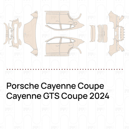 Pre-Cut PPF Porsche Cayenne Coupe Cayenne GTS Coupe 2024