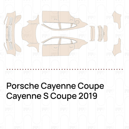 Pre-Cut PPF Porsche Cayenne Coupe Cayenne S Coupe 2019