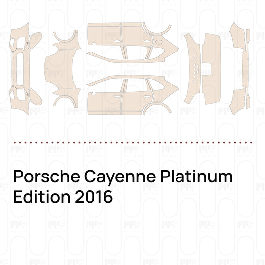 Pre-Cut PPF Porsche Cayenne Platinum Edition 2016