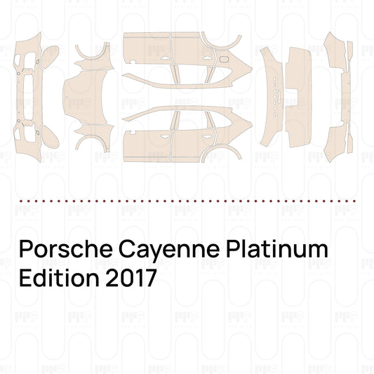 Pre-Cut PPF Porsche Cayenne Platinum Edition 2017