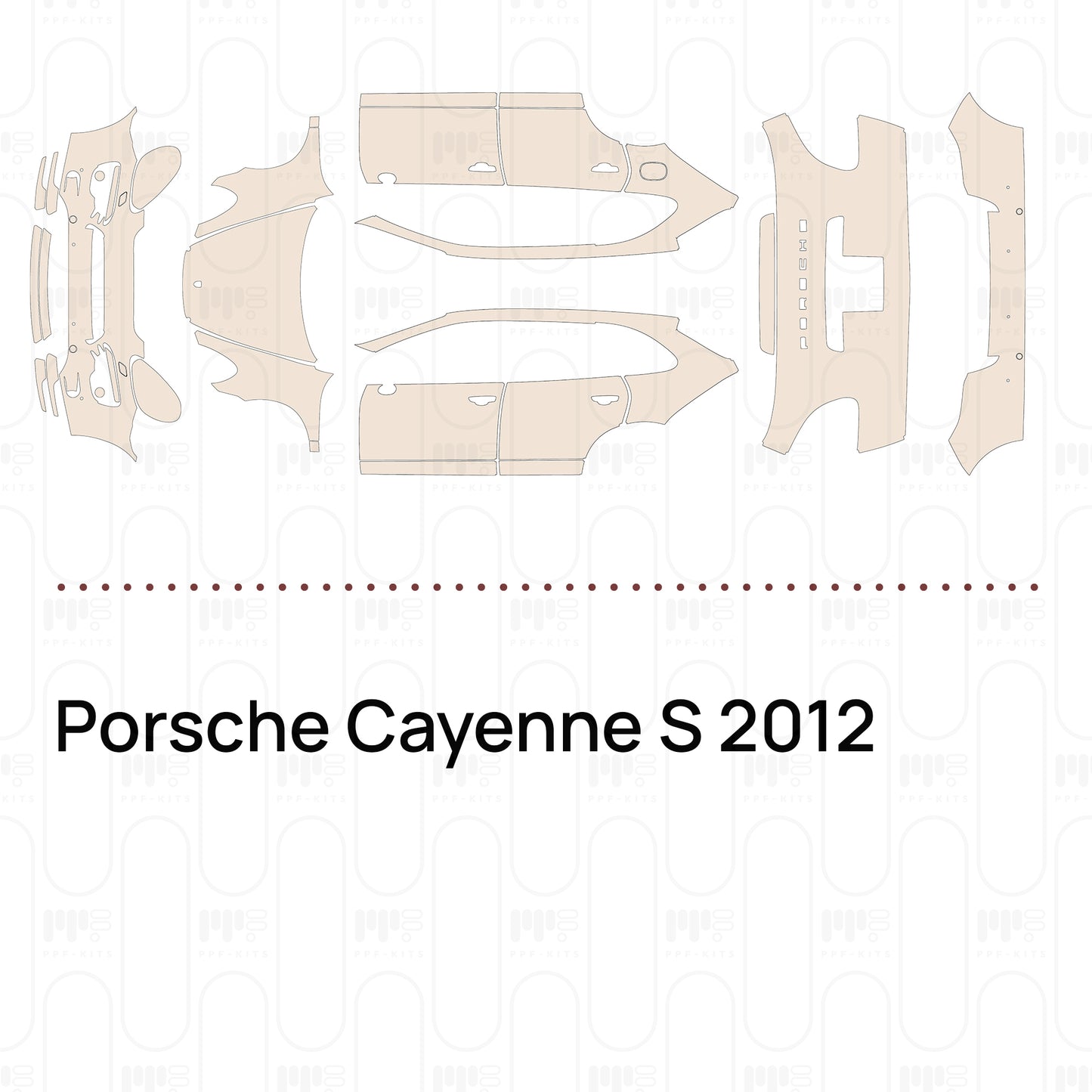 Pre-Cut PPF Porsche Cayenne S 2012