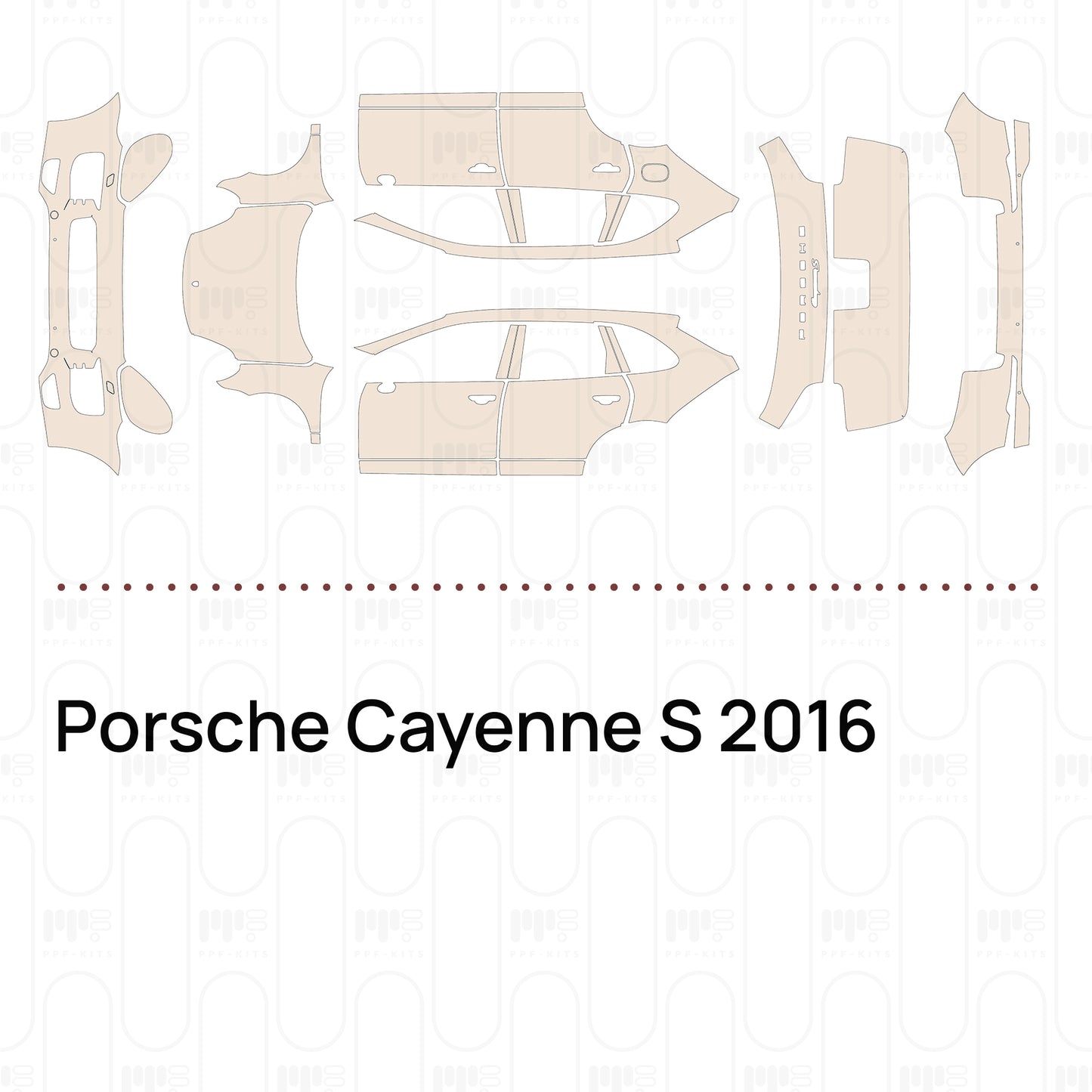 Pre-Cut PPF Porsche Cayenne S 2016