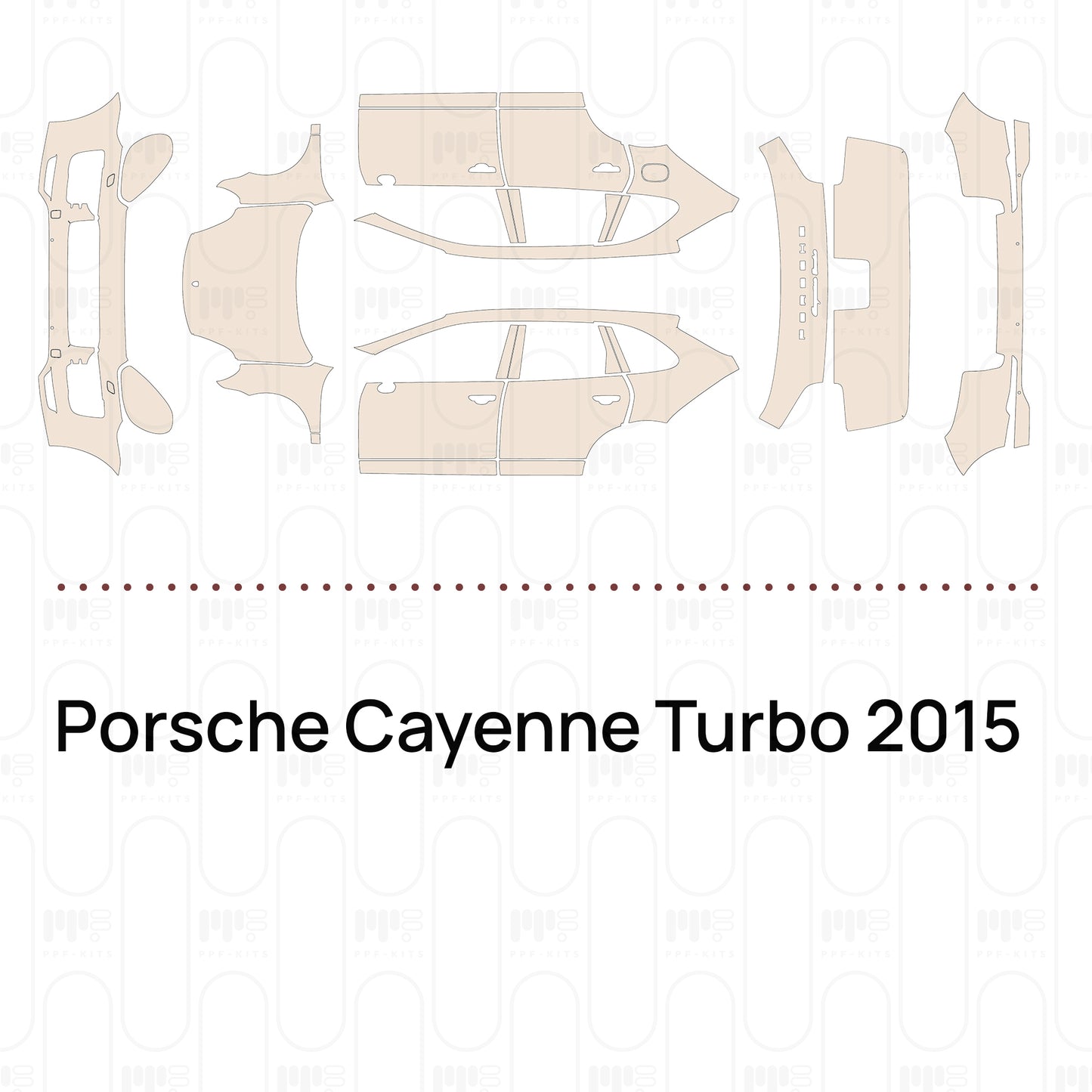 Pre-Cut PPF Porsche Cayenne Turbo 2015