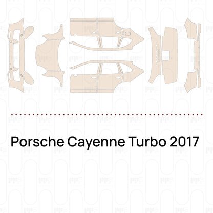 Pre-Cut PPF Porsche Cayenne Turbo 2017