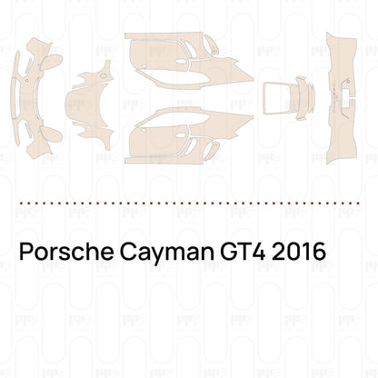 Pre-Cut PPF Porsche Cayman GT4 2016