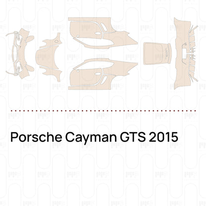 Pre-Cut PPF Porsche Cayman GTS 2015
