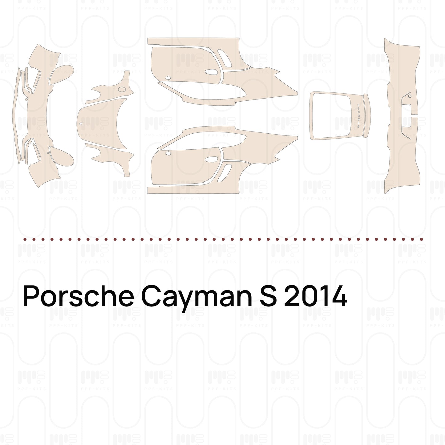Pre-Cut PPF Porsche Cayman S 2014