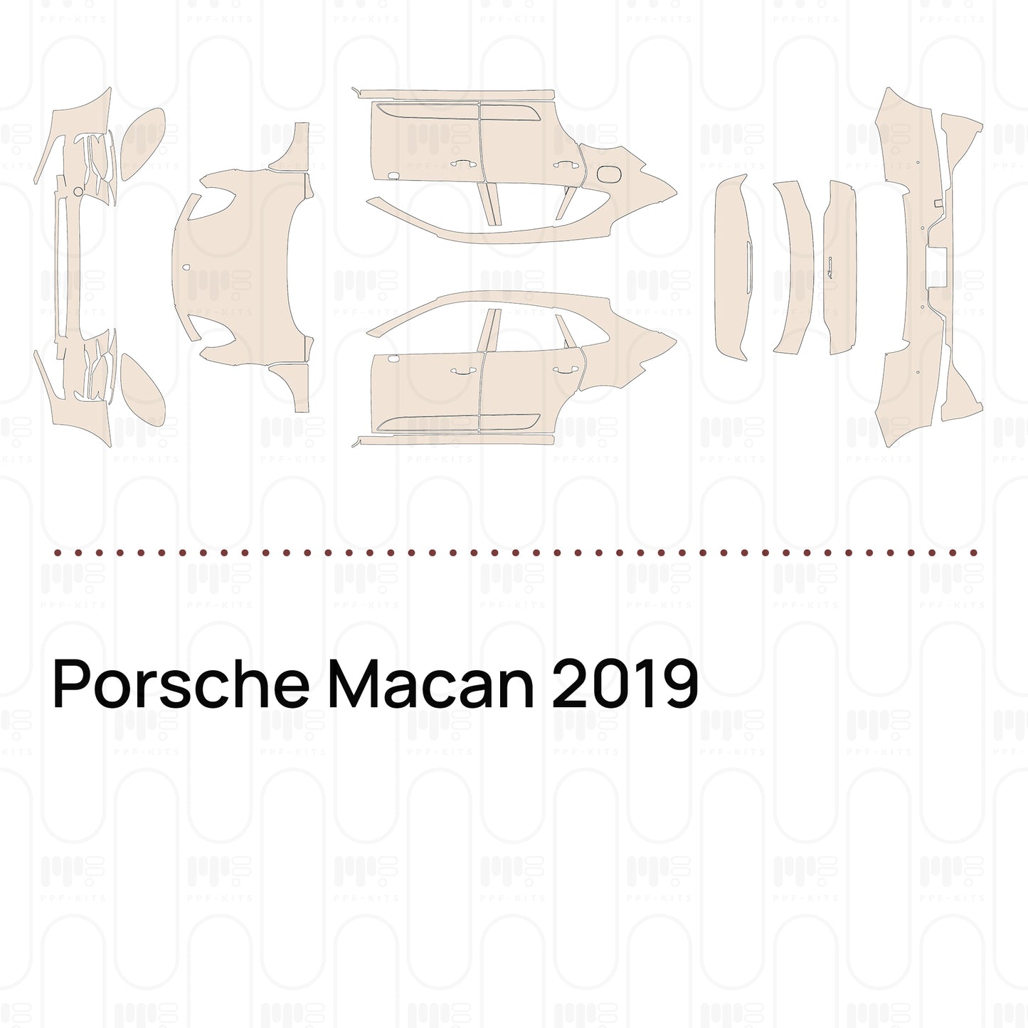 Pre-Cut PPF Porsche Macan 2019
