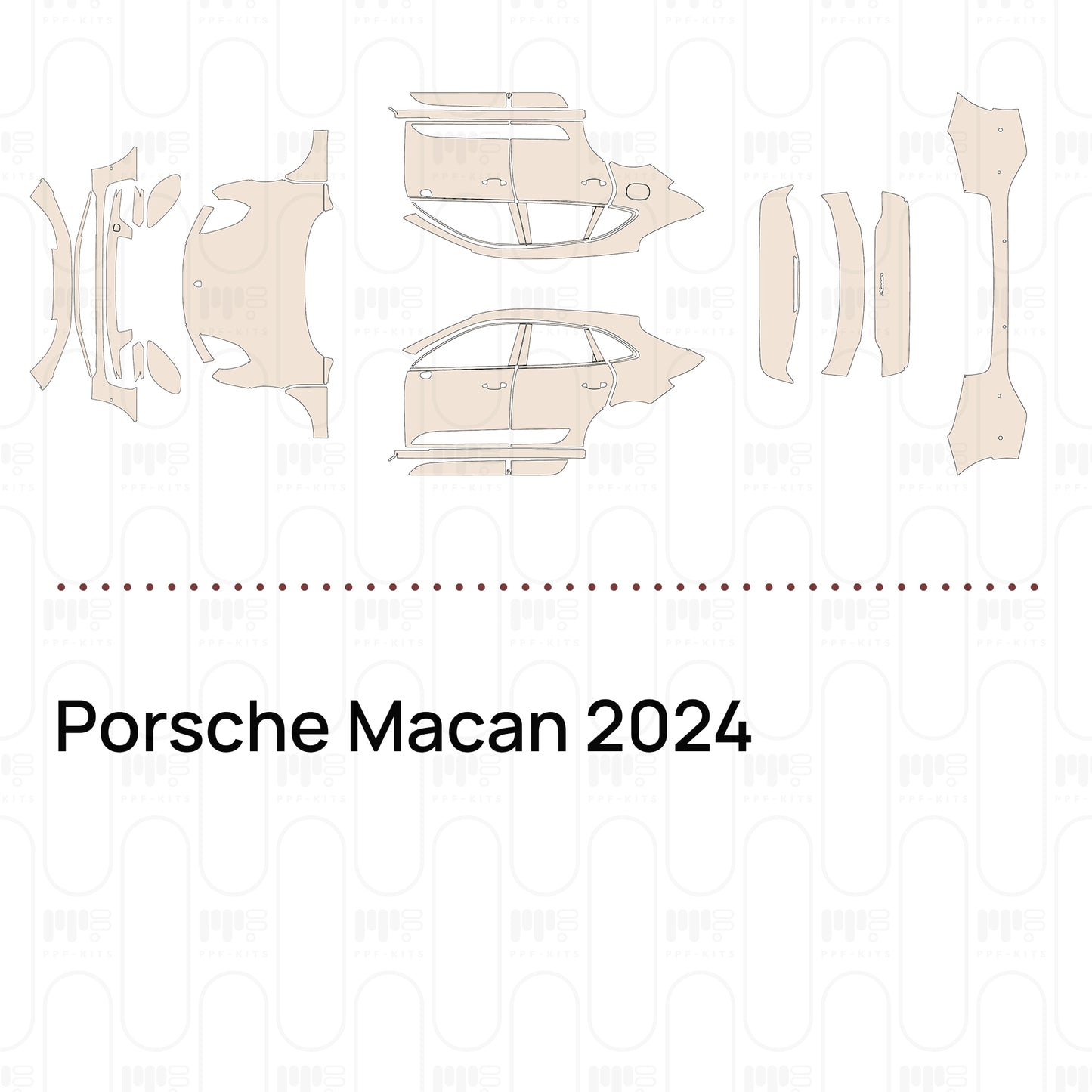 Pre-Cut PPF Porsche Macan 2024